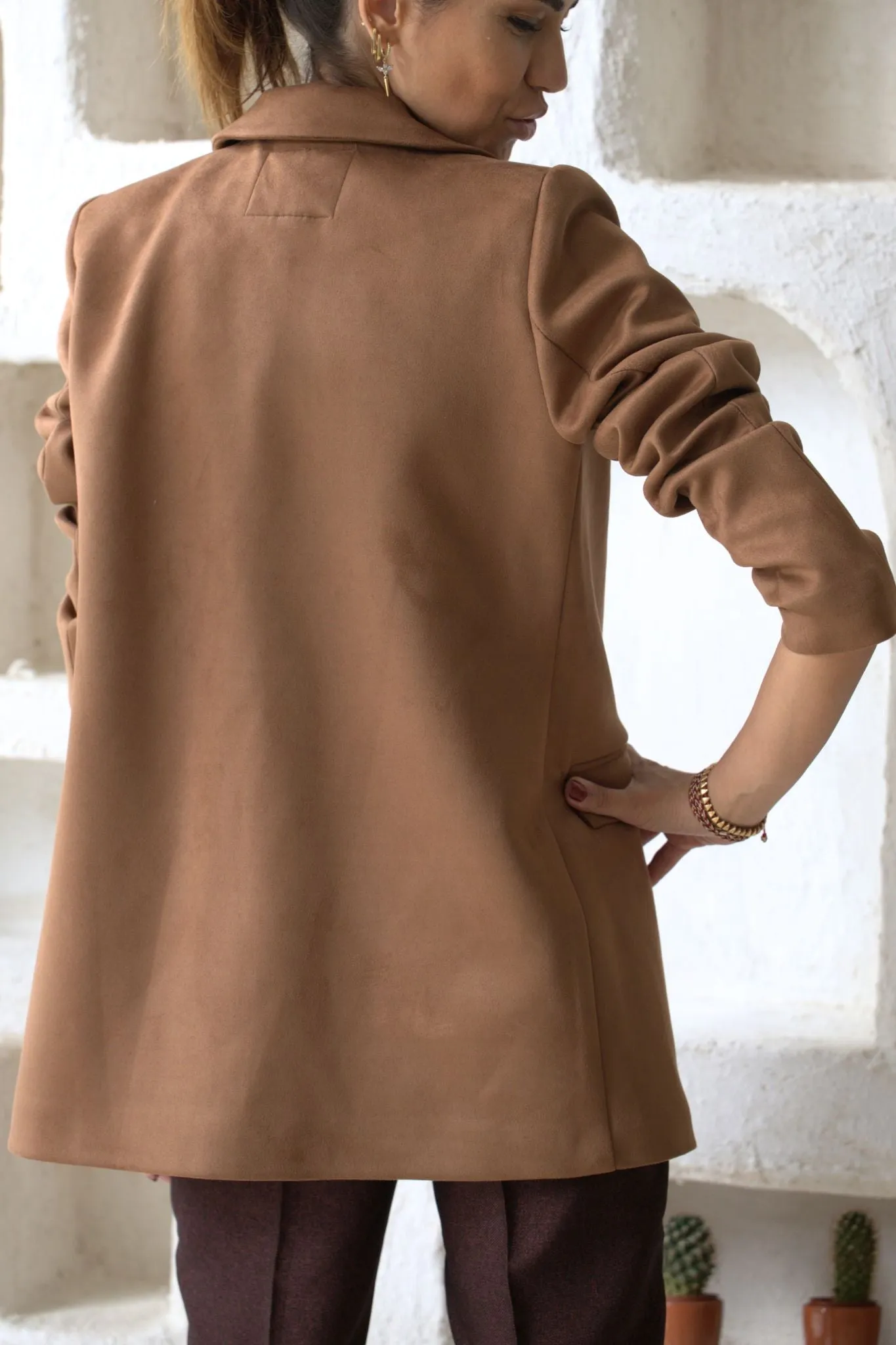 Suede Blazer