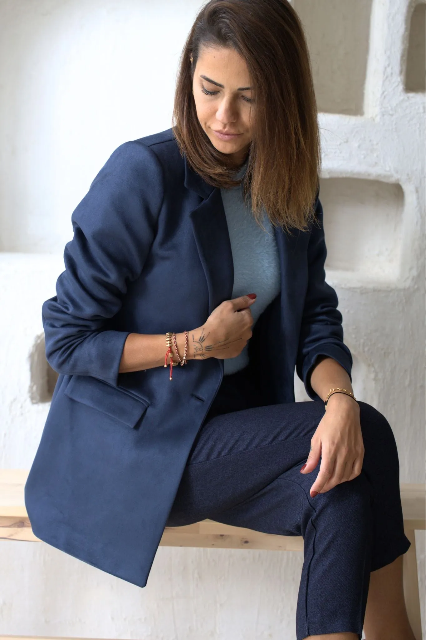 Suede Blazer