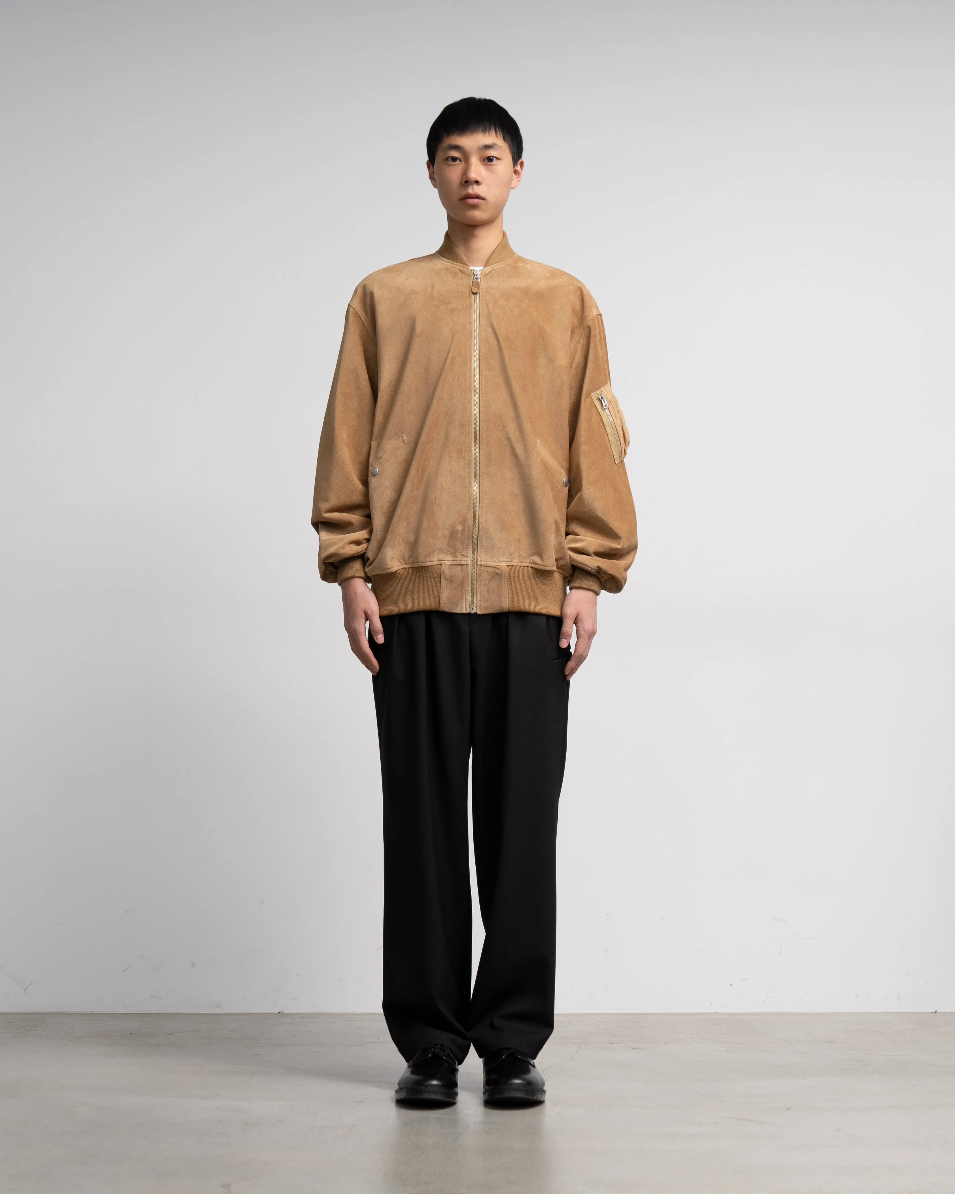 SUEDE BOMBER JACKET