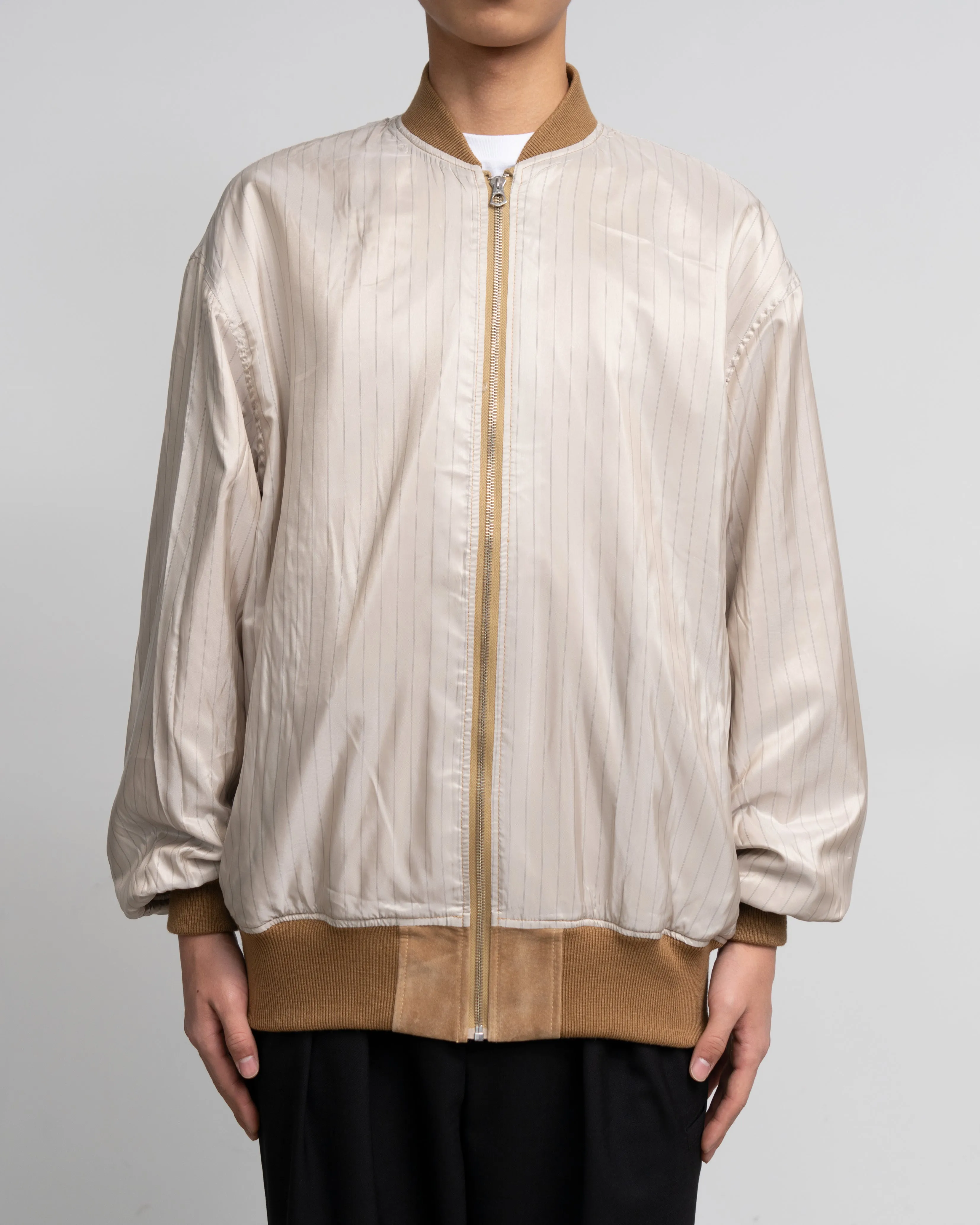 SUEDE BOMBER JACKET