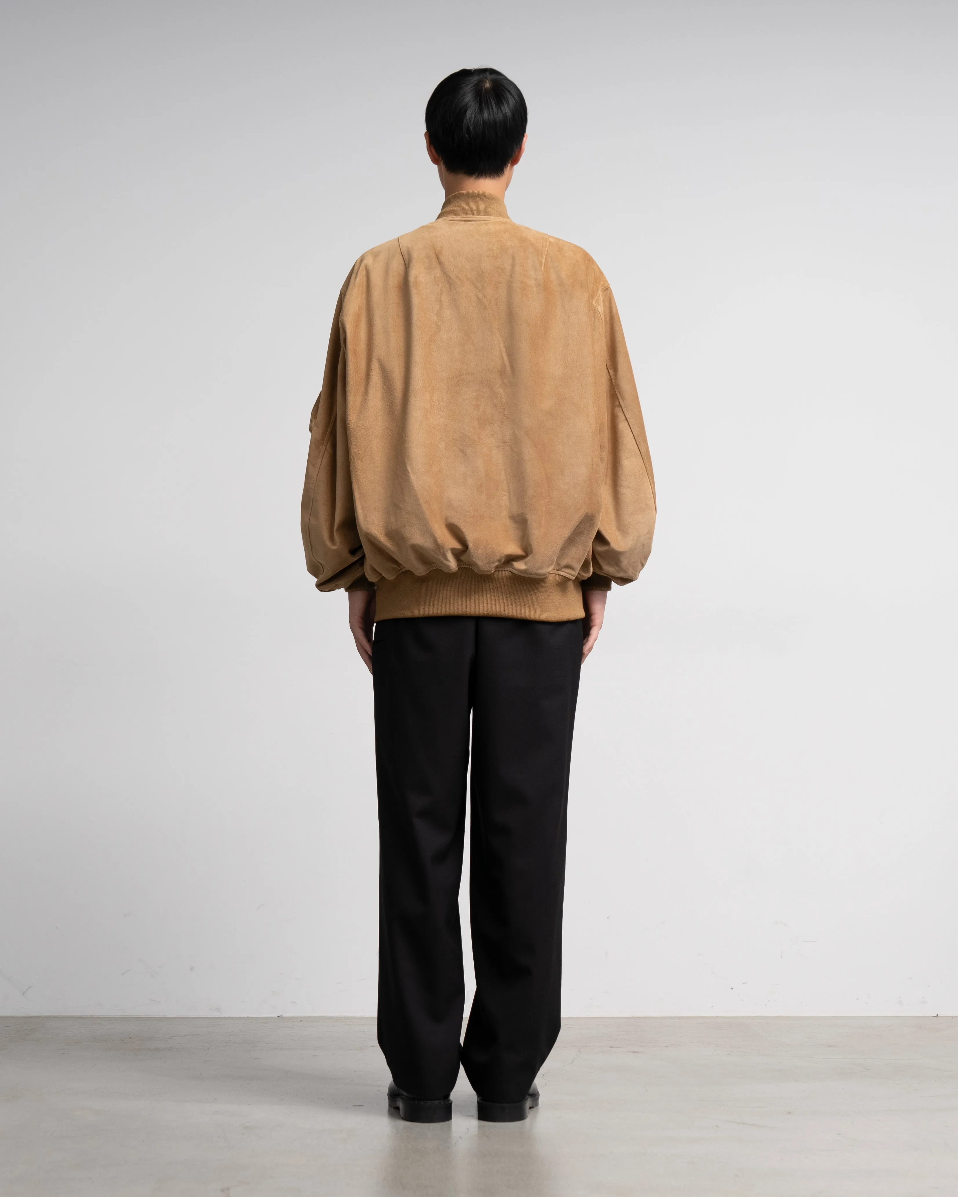SUEDE BOMBER JACKET