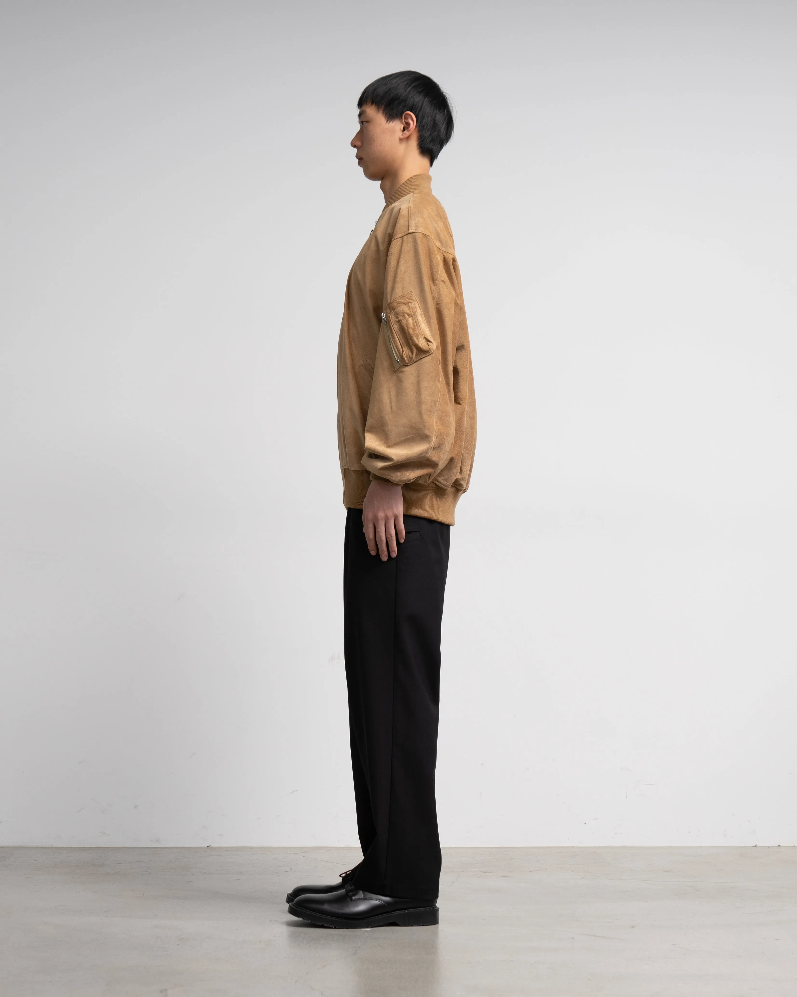 SUEDE BOMBER JACKET