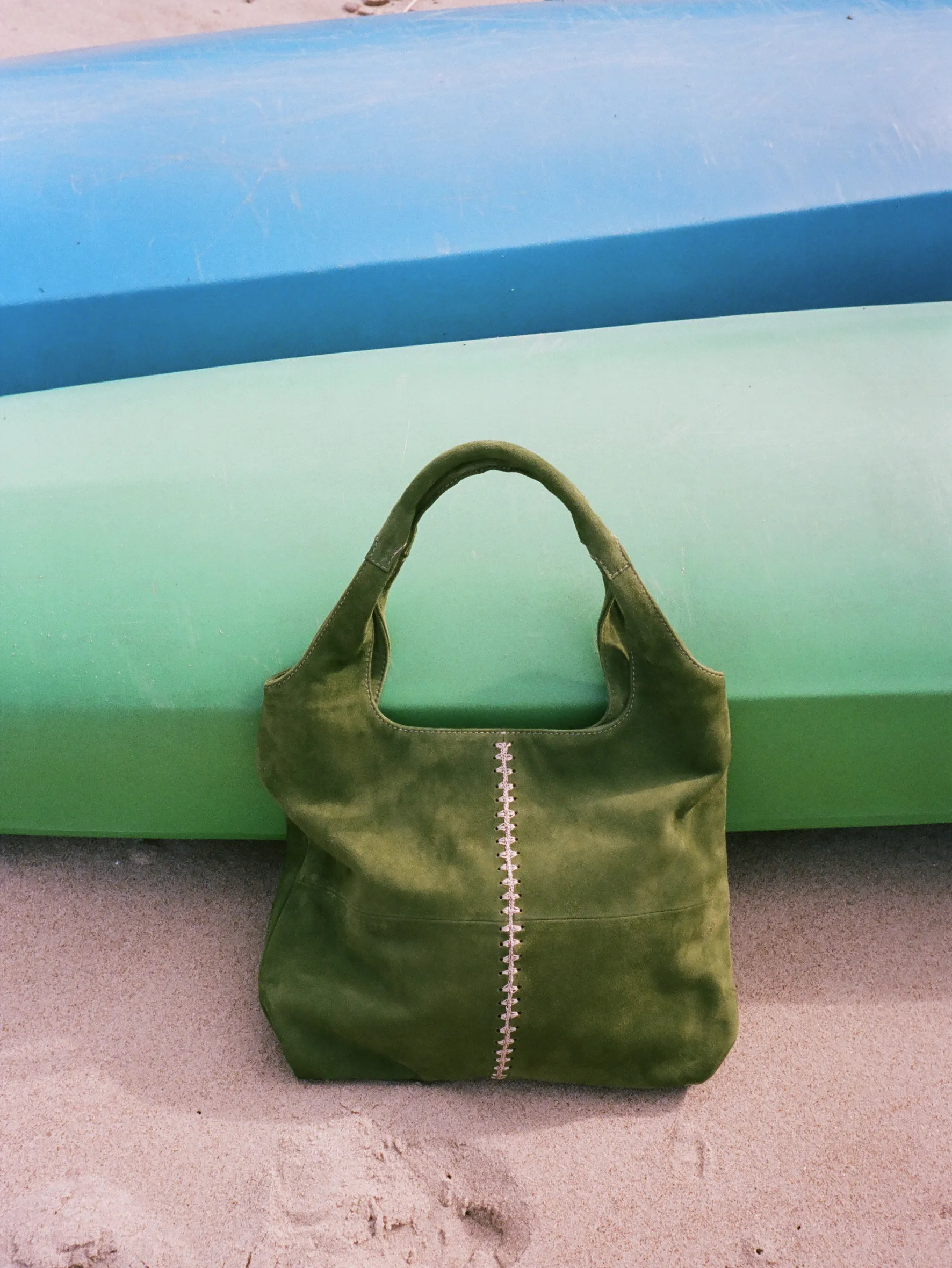Suede Clea Crochet Bag