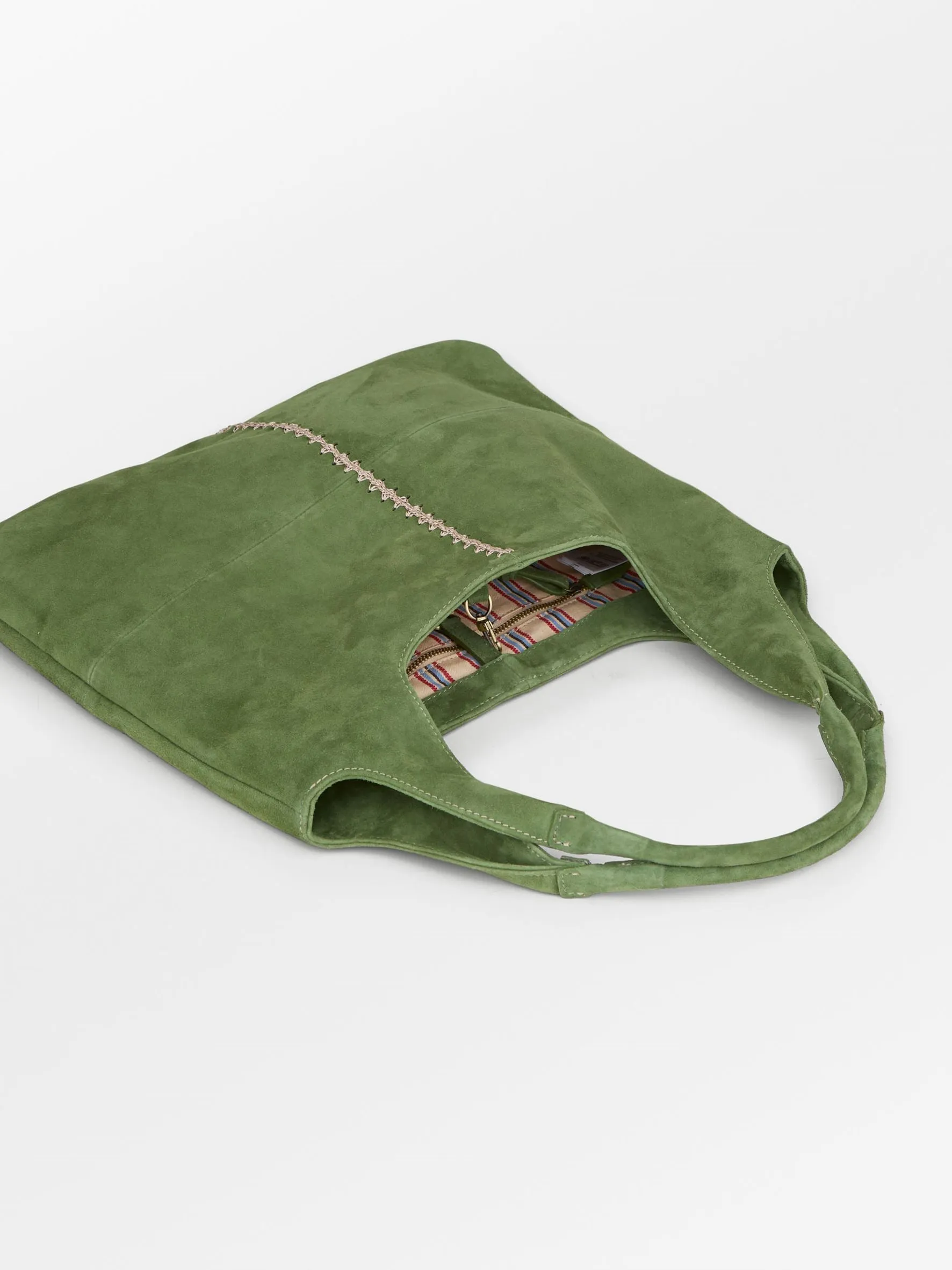 Suede Clea Crochet Bag
