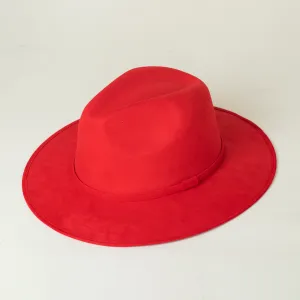 Suede Fedora Hat