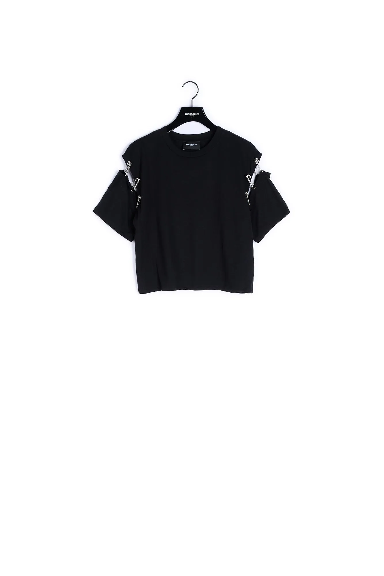 T-shirt blanc coton strass