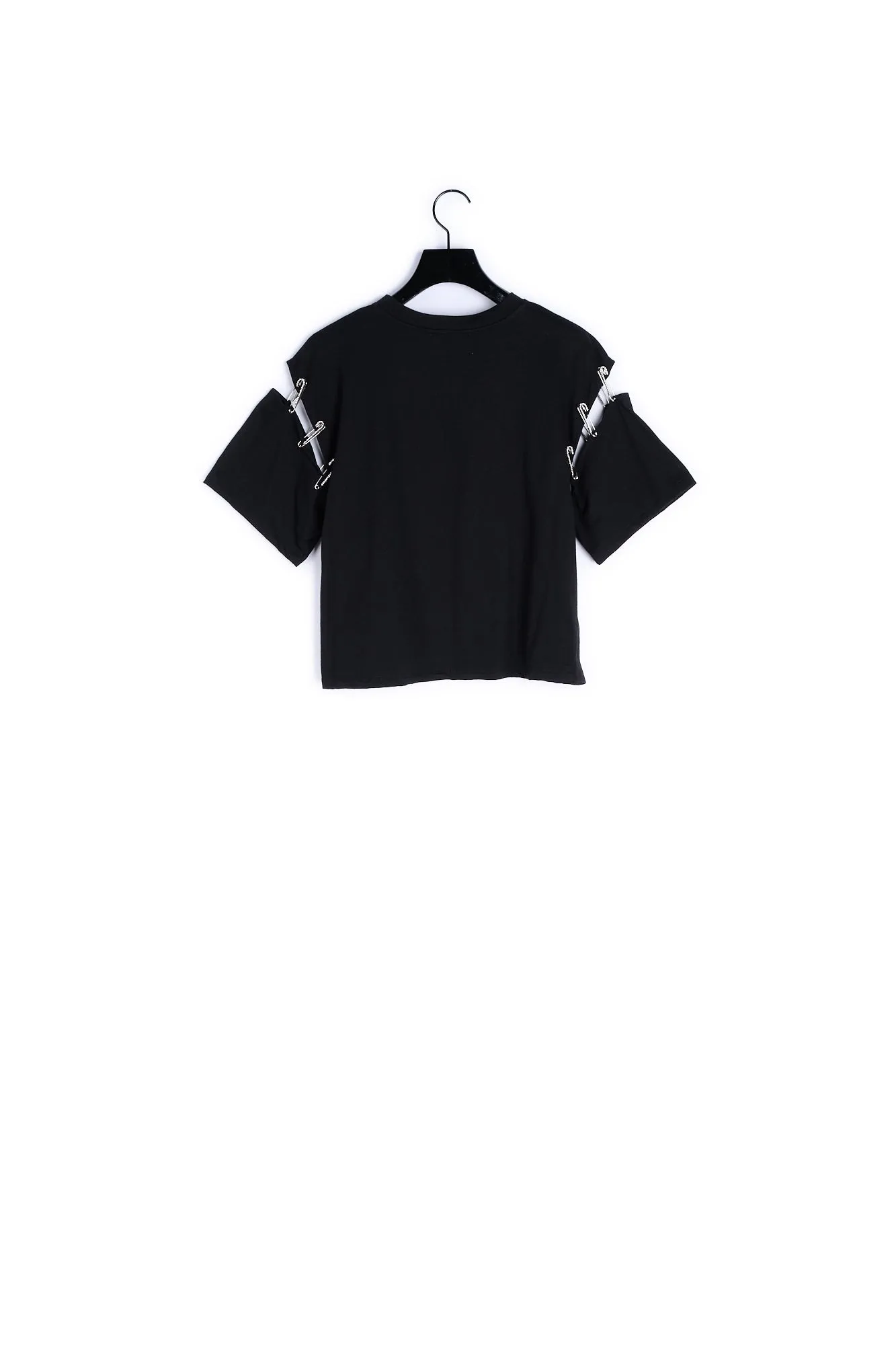 T-shirt blanc coton strass