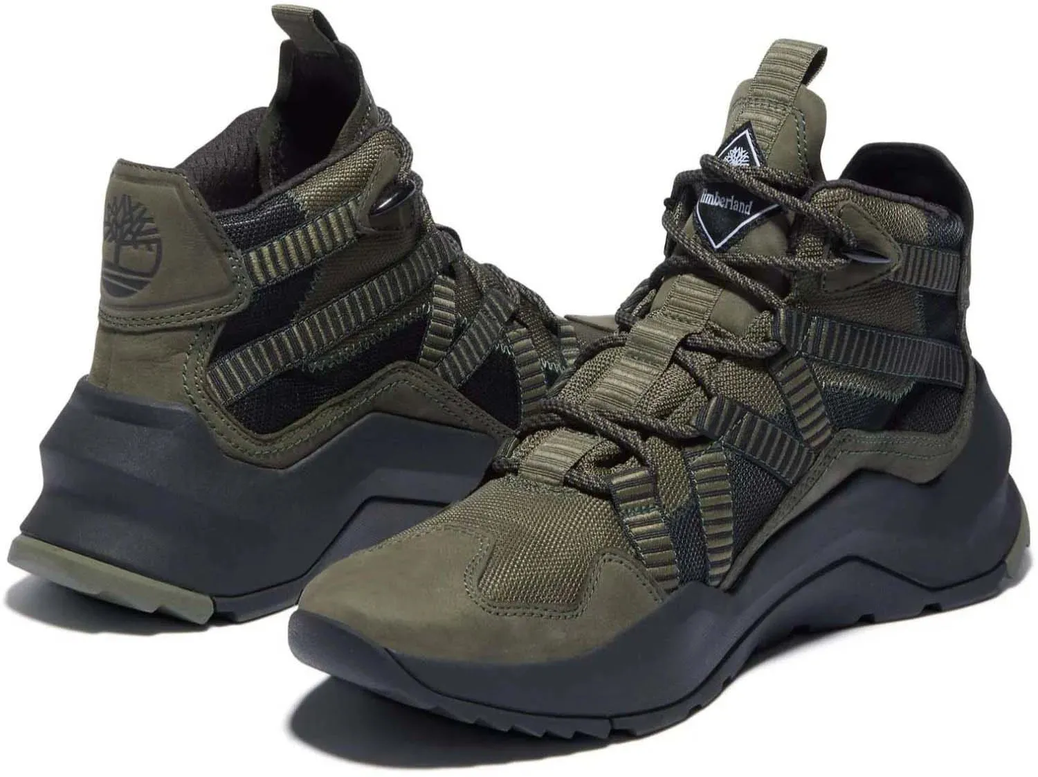 Timberland Men's Madbury Mid Hiker - Dark Green Nubuck
