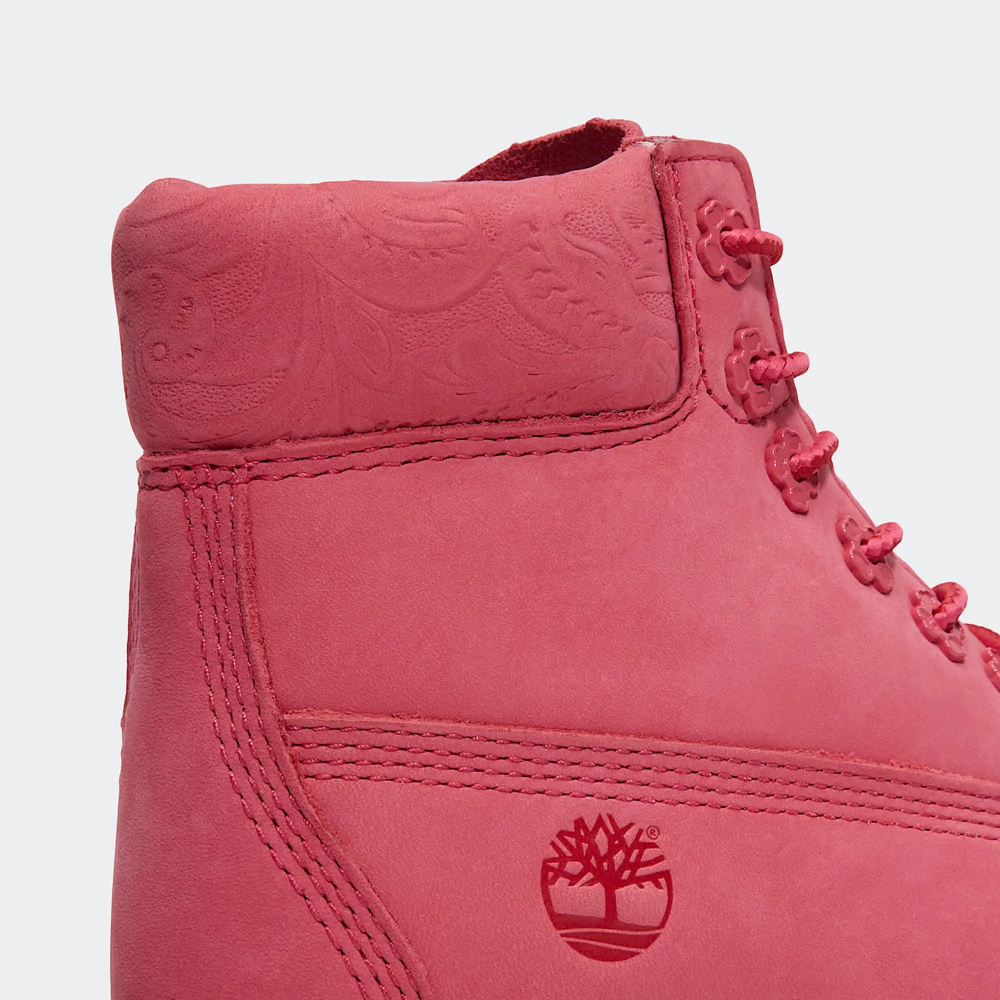 Toddler Timberland Premium 6-Inch Waterproof Boots Bright Pink Nubuck