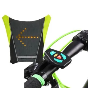 Turn Signal Cycling Reflective Safety LED Vest Cyclist Outdoor Waterproof