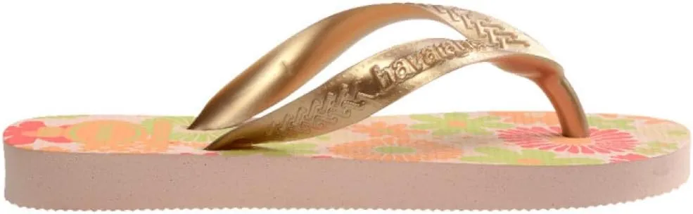 Womens Havaians Slim Paisage Toe Post Sandals Lightweight Flip Flops