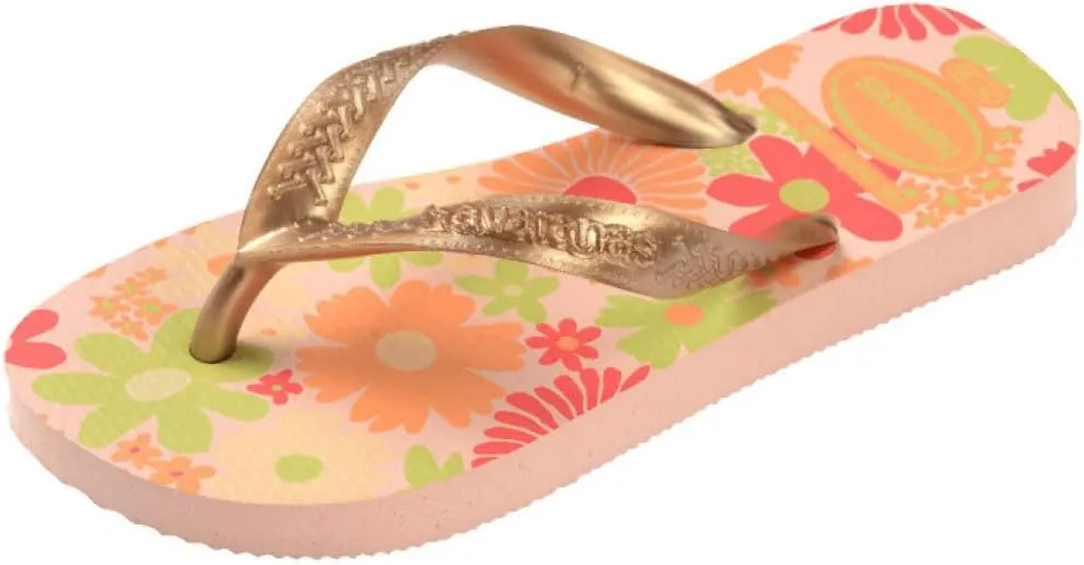 Womens Havaians Slim Paisage Toe Post Sandals Lightweight Flip Flops