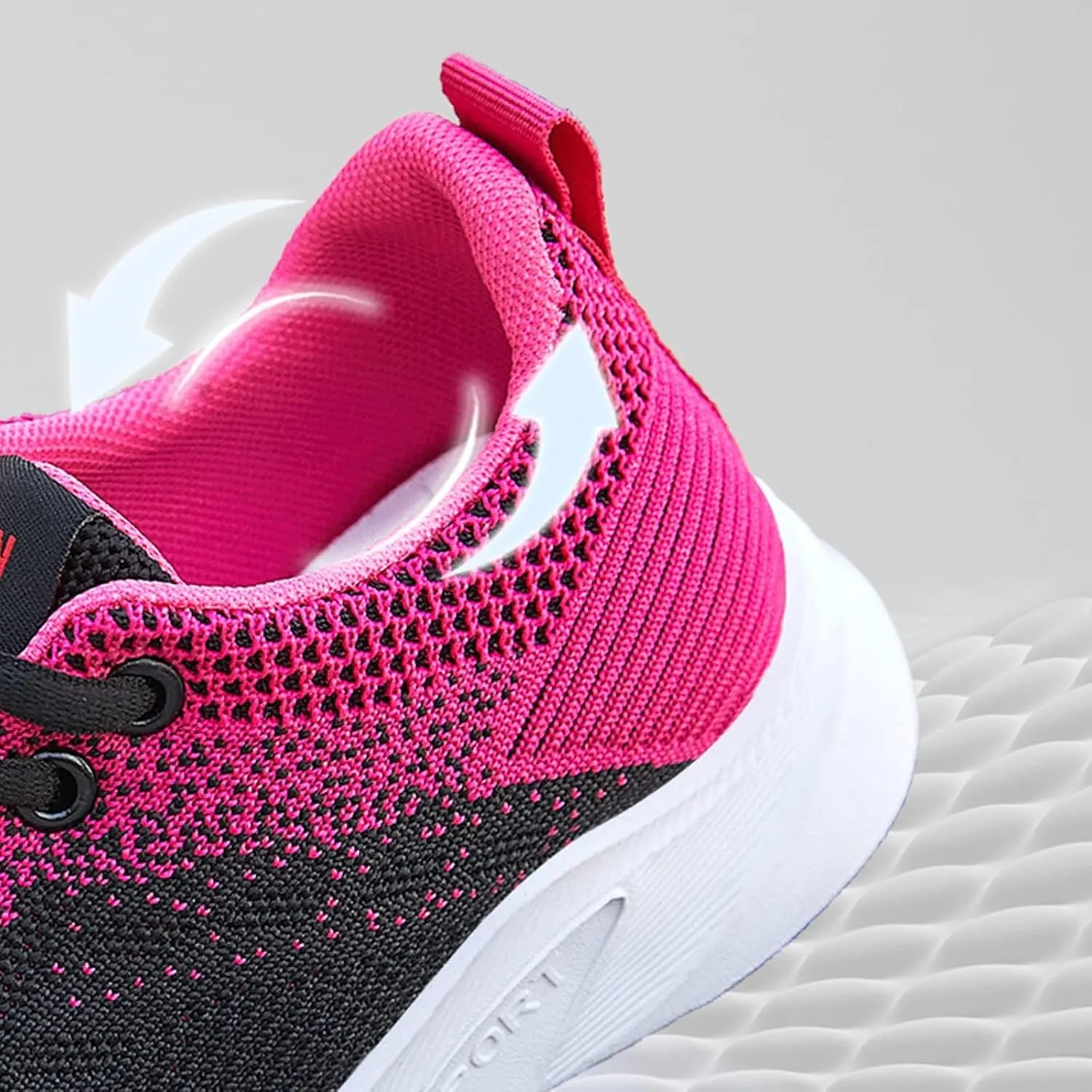 Women's Orthopedic Shoes Comfortable Platform Wide Width Toe Box Sneakers Arch Support Walking Running Shoes