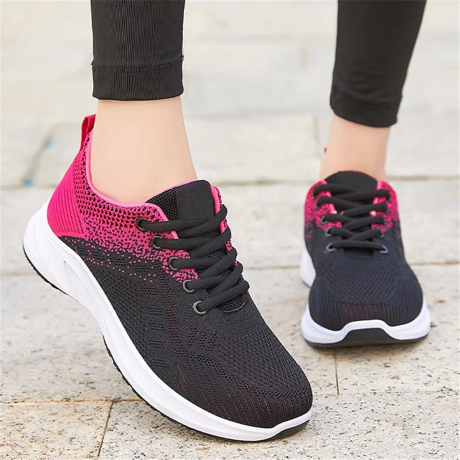 Women's Orthopedic Shoes Comfortable Platform Wide Width Toe Box Sneakers Arch Support Walking Running Shoes