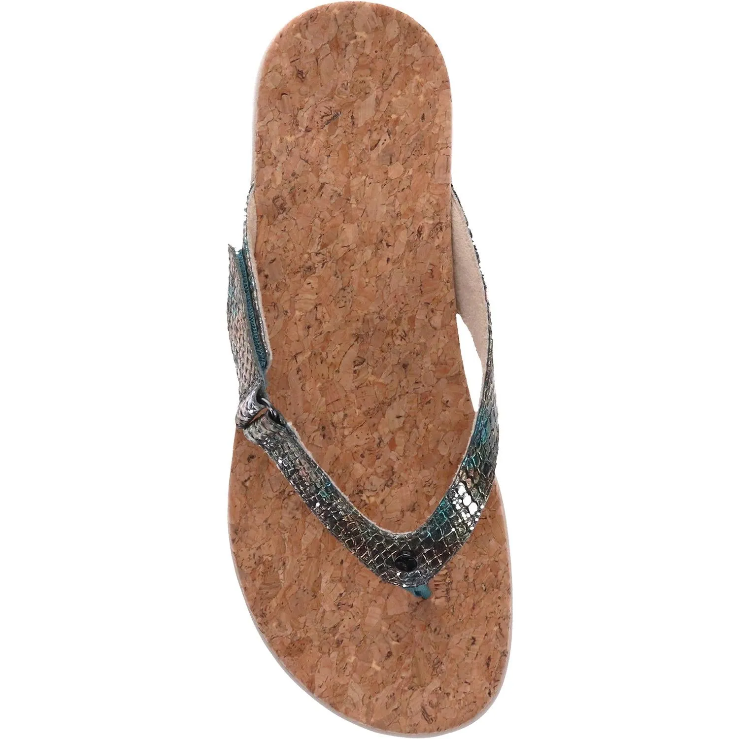 Women's Revere Napoli Peacock Python Leather