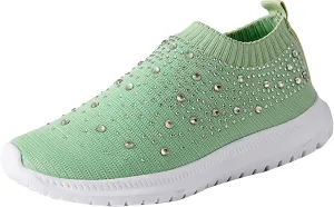 Women's Shoes Sneakers Comfortable Lightweiht Slip On Athletic Shoes Casual Fashion Non Slip Walking Workout Shoes