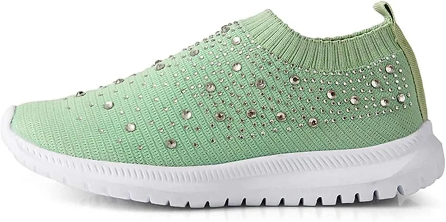 Women's Shoes Sneakers Comfortable Lightweiht Slip On Athletic Shoes Casual Fashion Non Slip Walking Workout Shoes