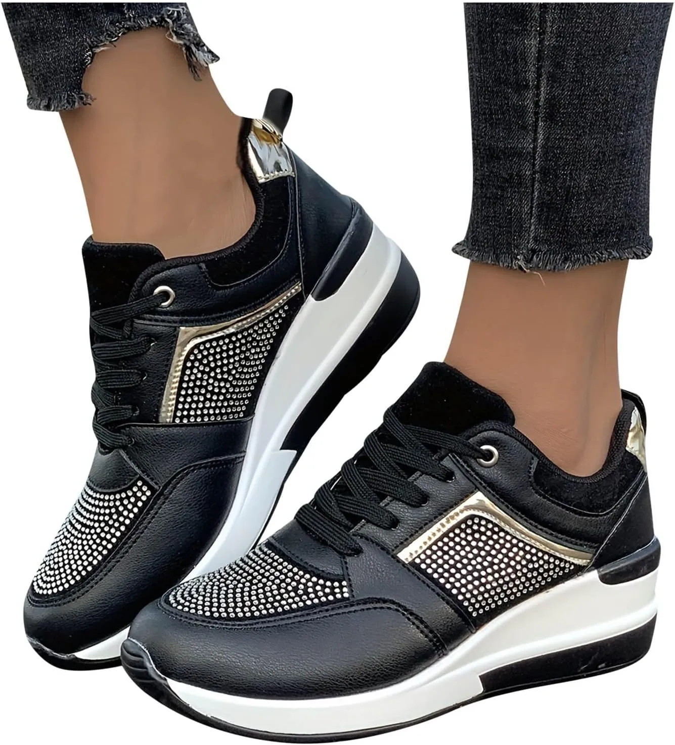Women's Walking Shoes Cushion Running Tennis Shoes Non Slip Comfortable Breathable Workout Gym Sports Athletic Fashion Sneakers
