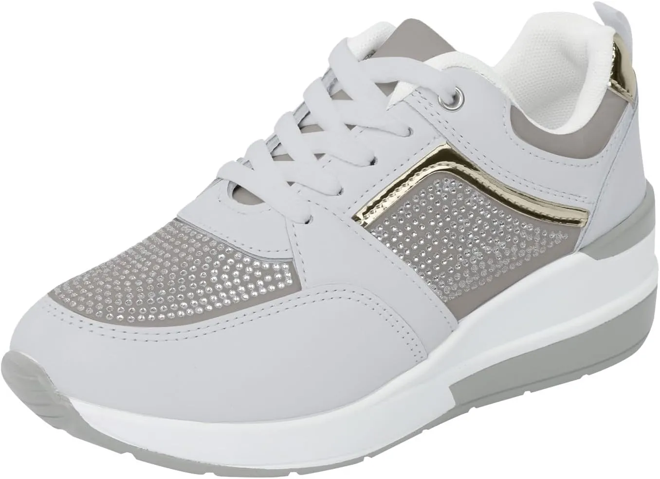 Women's Walking Shoes Cushion Running Tennis Shoes Non Slip Comfortable Breathable Workout Gym Sports Athletic Fashion Sneakers