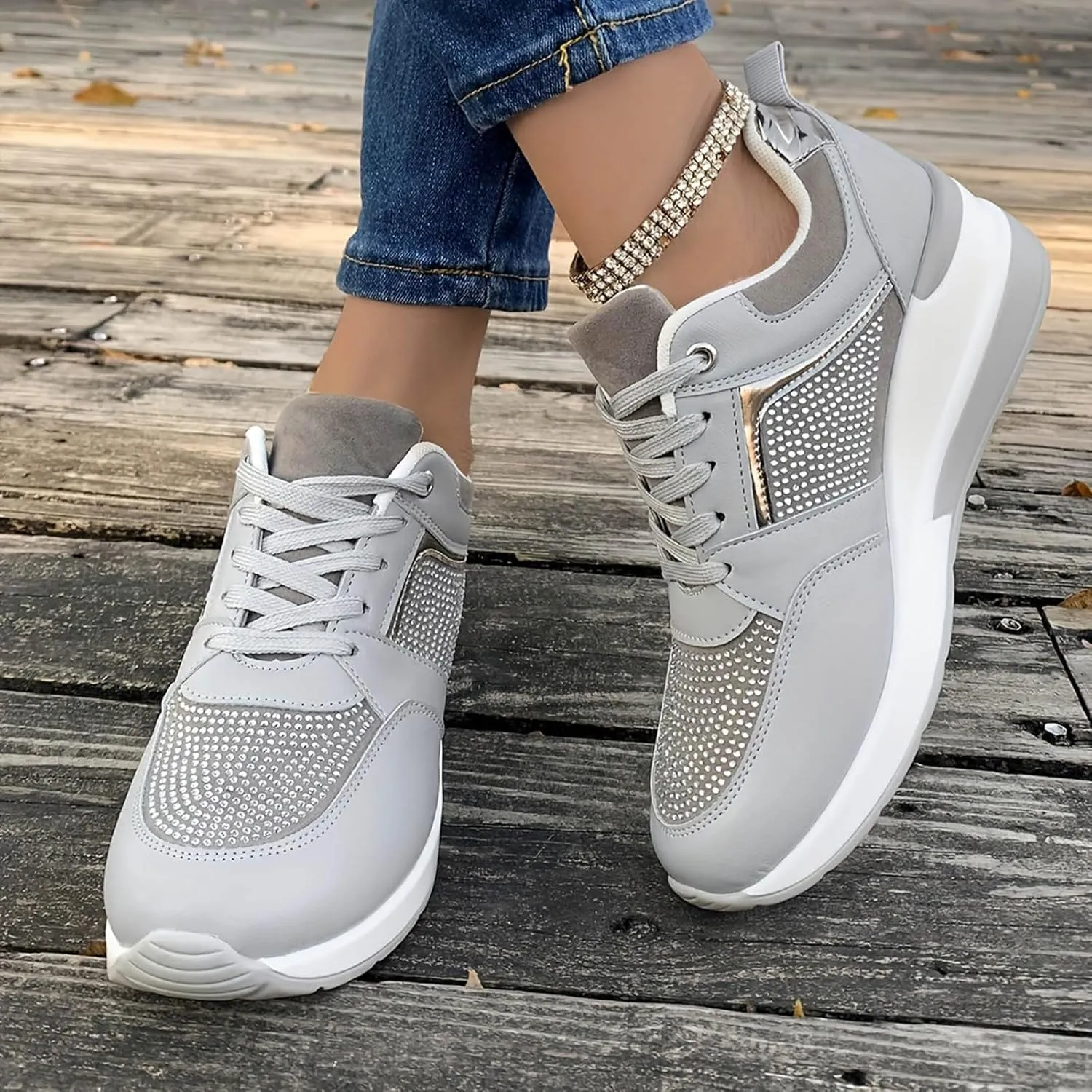 Women's Walking Shoes Cushion Running Tennis Shoes Non Slip Comfortable Breathable Workout Gym Sports Athletic Fashion Sneakers