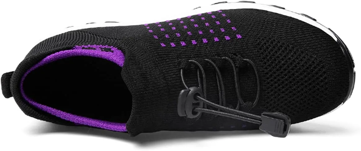 Women's Walking Shoes Sock Sneakers Casual Fashion Mesh Slip On Lady Girls Modern Jazz Dance Easy Shoes Platform Loafers